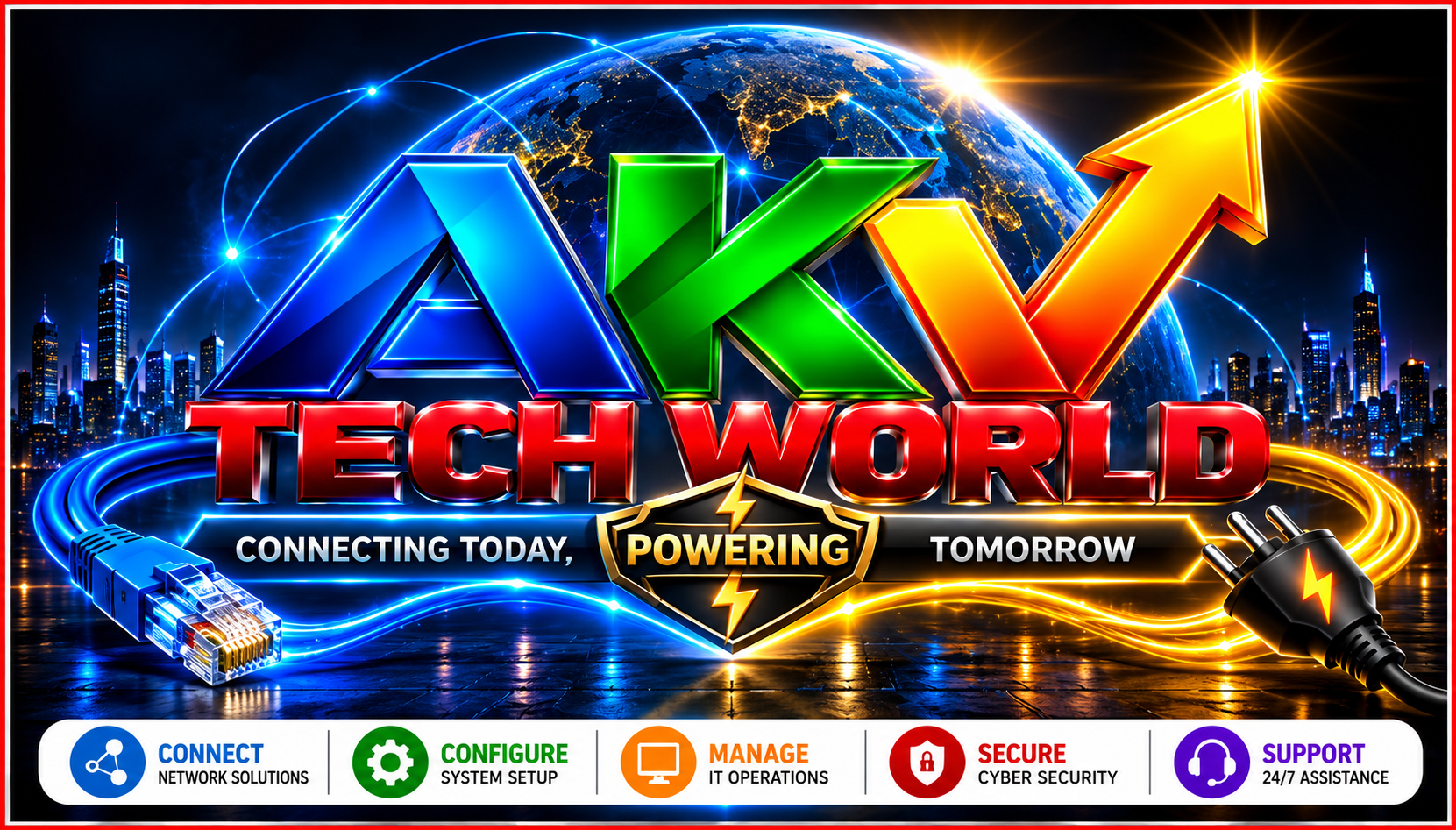 AKV TECH WORLD — Connecting Today, Powering Tomorrow